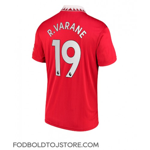 Manchester United Raphael Varane #19 Hjemmebanetrøje 2022-23 Kortærmet